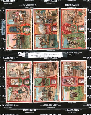 1906 Liebig S-855 Materials For Artistic Industries III full set 6/6 (200370)