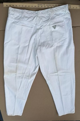 Men's Vintage Guess Denim Jeans Pascal Loose Fit Tapered Leg 40 *stained* USA - Picture 1 of 24