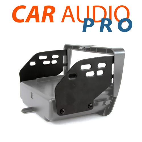 FORD FALCON AU 1 2 3 SINGLE-DIN GREY FACIA KIT adaptor dash fascia panel pocket - Picture 3 of 4