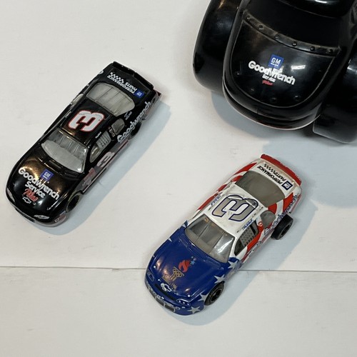Dale Earnhardt 4 Car Lot American Flag Black & Silver Cars - Picture 2 of 3