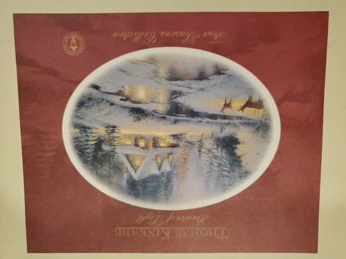 Thomas Kinkade Painters of Light Four Seasons Collection Duets Matted Prints - Picture 4 of 8