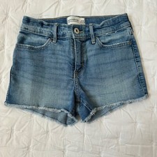 Abercrombie Kids Girls Denim Shorts Size 11/12