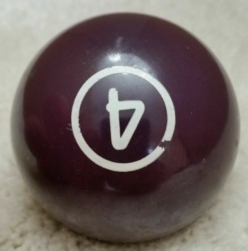 #4 Pool Ball. Antique, Vintage And Current Style Balls. Many To Choose From. - Picture 143 of 353