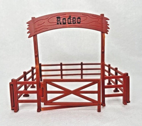 Empire Grand Champion Mini Horse Playset Plastic Rodeo Brown Replacement Fencing - Imagen 1 de 7