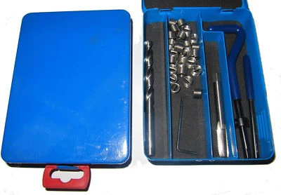 RDGTOOLS M5 X 0.8 HELICOIL TYPE THREAD REPAIR INSERT KIT HELICOIL KIT STAINLESS STEEL