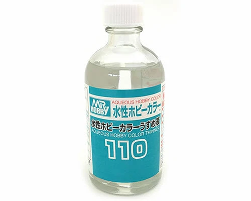 Mr.Hobby T110 Aqueous Color Thinner - Diluente Aqueous Color (110ml) modellismo
