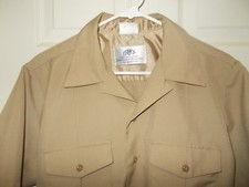 U.S. Military Uniform Men's Khaki Dress Short Sleeve Shirt assorted Sizes