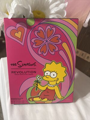 Makeup Revolution X The Simpsons Summer Of Love Eyeshadow Palette Lisa New W/Box