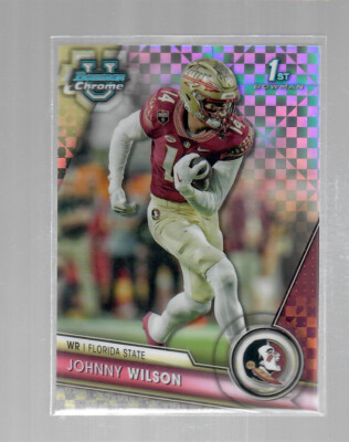 Johnny Wilson 2023 1st Bowman Chrome U X-Fractor Refractor   card# 22
