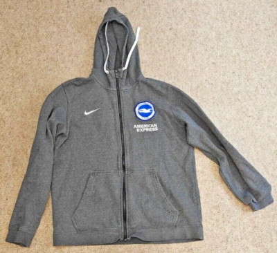 Brighton And Hove Albion FC Zip Up Nike Hoodie FZ Fleece Team Club 19 AJ1313-071  | eBay UK