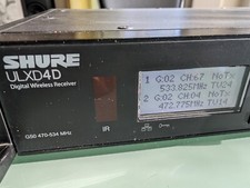 Shure Ulxd4d Dual-channel Wireless Receiver (g50 Frequency Band: 470-534 Mhz)