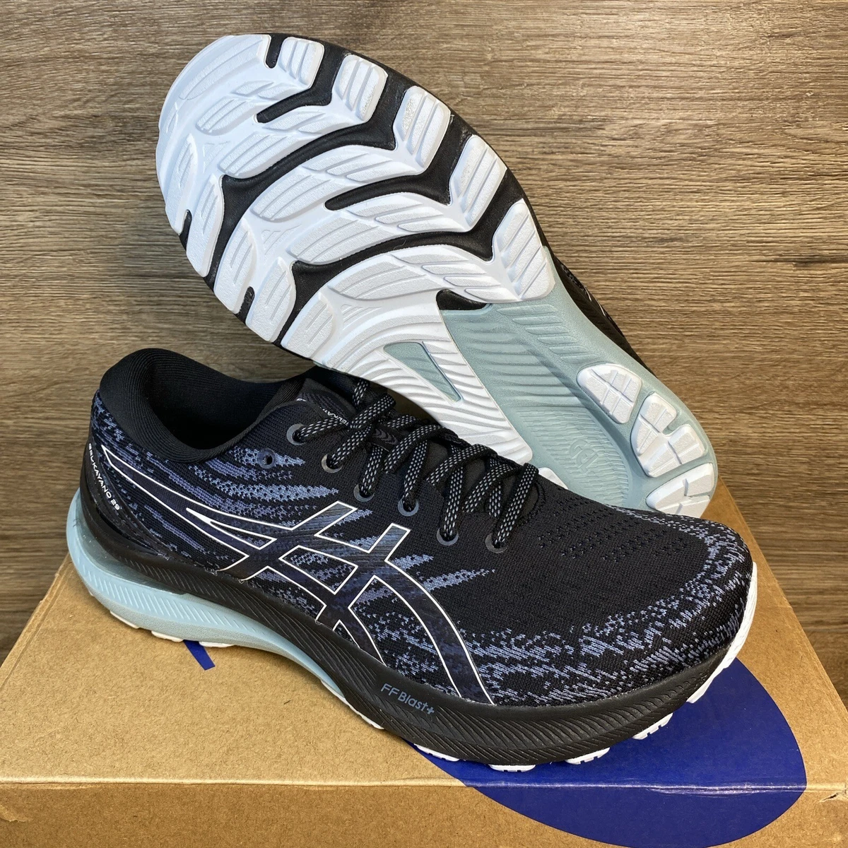 Mens blue asics running shoes shop