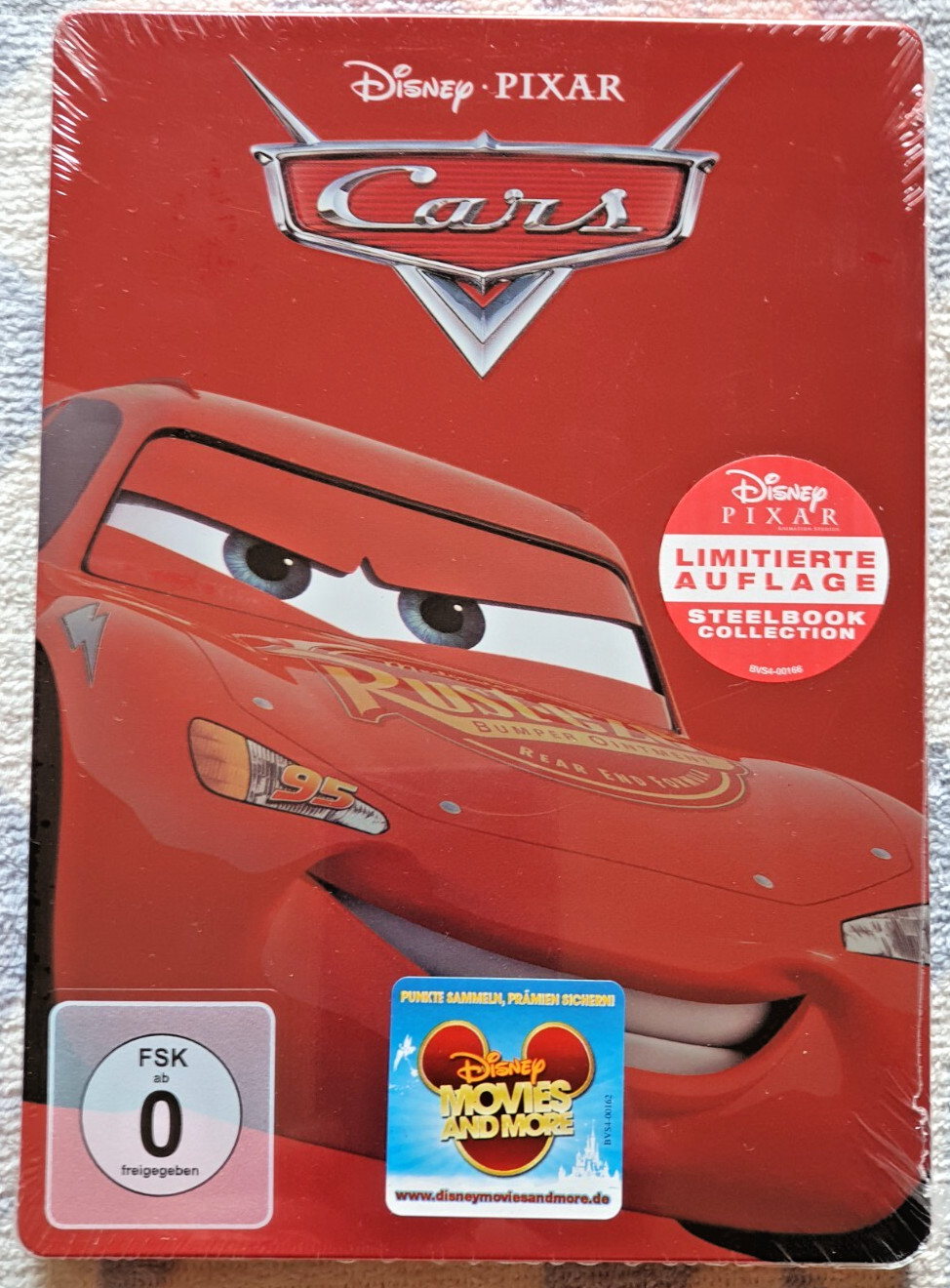 Cars 1 Pixar, Walt Disney DVD Limitierte Auflage Steelbook Collection, Neu - Bild 4