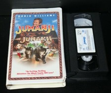 Jumanji VHS Video Cassette Tape Clamshell Case Robin Williams