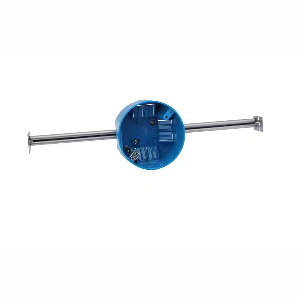 1-Gang 4 In. 20 Cu. In. PVC New Work Electrical Ceiling Box