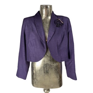 purple shrug jacket