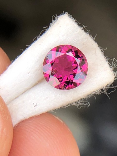 6 m Tourmaline Round, Light Pink Beautiful Tourmaline, Loose Faceted Gemstone - Picture 6 of 10