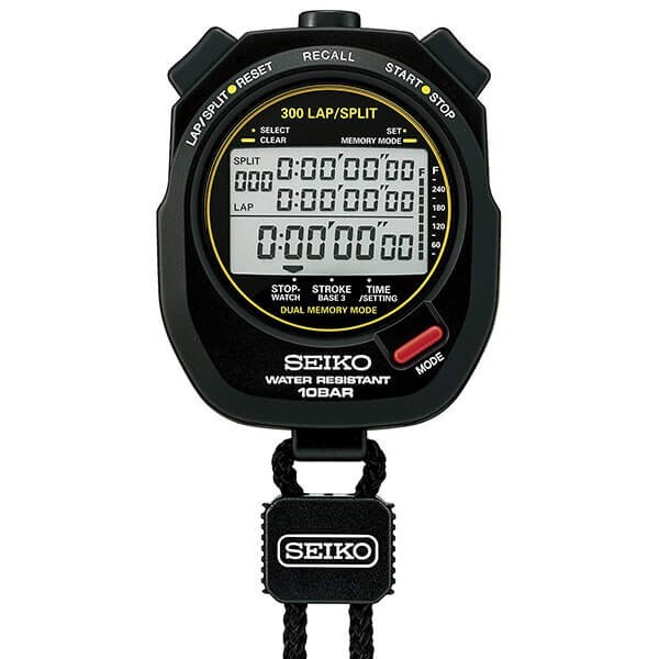 SEIKO ストップウォッチ SVAS009 SEIKO Stopwatch SVAS009 Black Swimming Master STOP WATCH New in