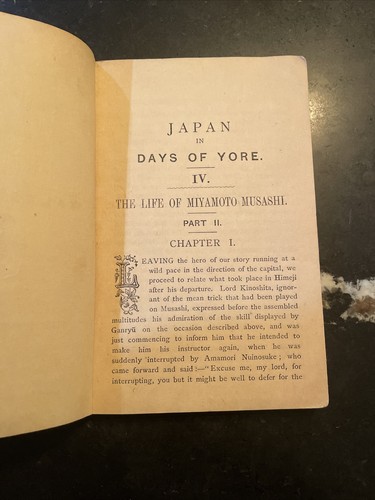 Japan in the Days of Yore - The Life of Miyamoto Musashi - Parts I & II - Dening - Picture 9 of 14