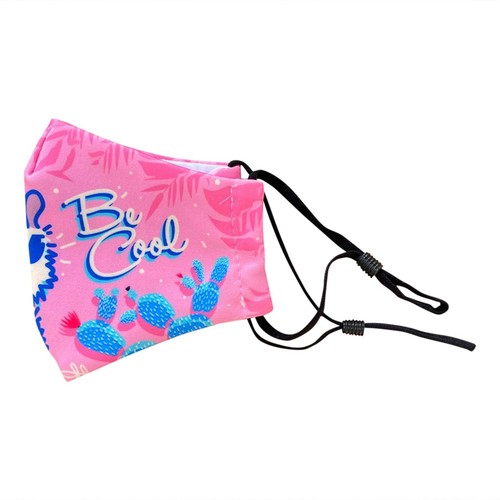 Kids 2 Pack Face Mask Reusable Washable Adjustable Face Mask Cover Mouth Unisex - Picture 10 of 10
