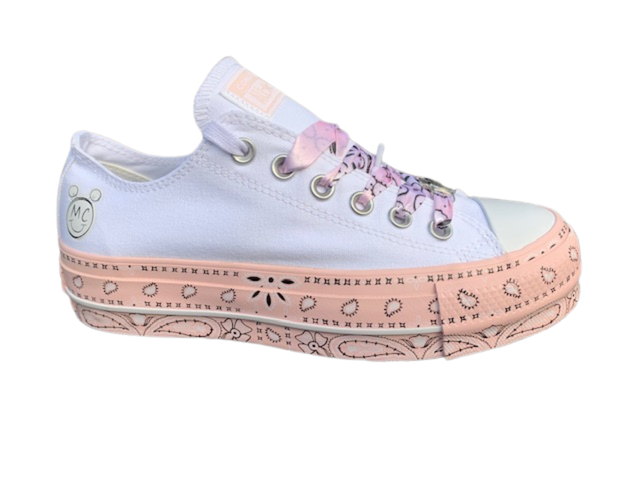 converse ox leather womens trainers