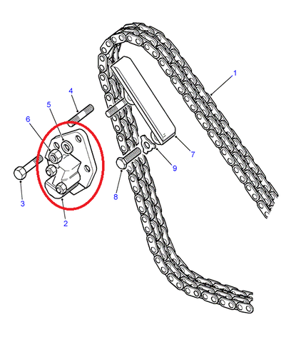 ETC5190 Spanner Steuerkette Landrover Defender 90/110 2,25 & 2,5 Benzin - Bild 2 von 2