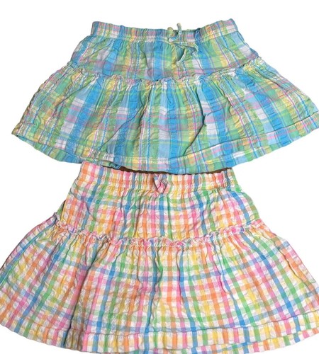 Girls Skorts Okie Dokie 2 Pc 4T Summer 100% Cotton EUC