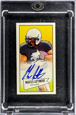 Marcus Lattimore [Auto] 2013 Bowman Mini Autographs NFL Trading Card