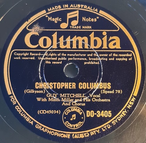 Guy Mitchell collection of 6 vintage shellac records 78 RPM; Label: Columbia - Picture 6 of 15
