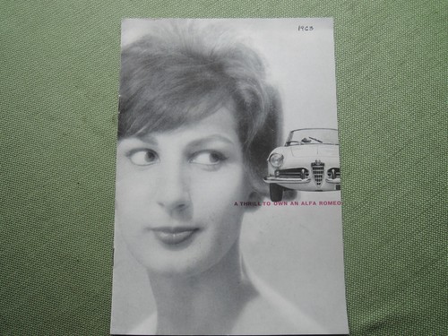 ALFA ROMEO 1961 GIULIETTA SPIDER Used Original SALES BROCHURE Alfa Romeo S.p.A. - Bild 16 von 16