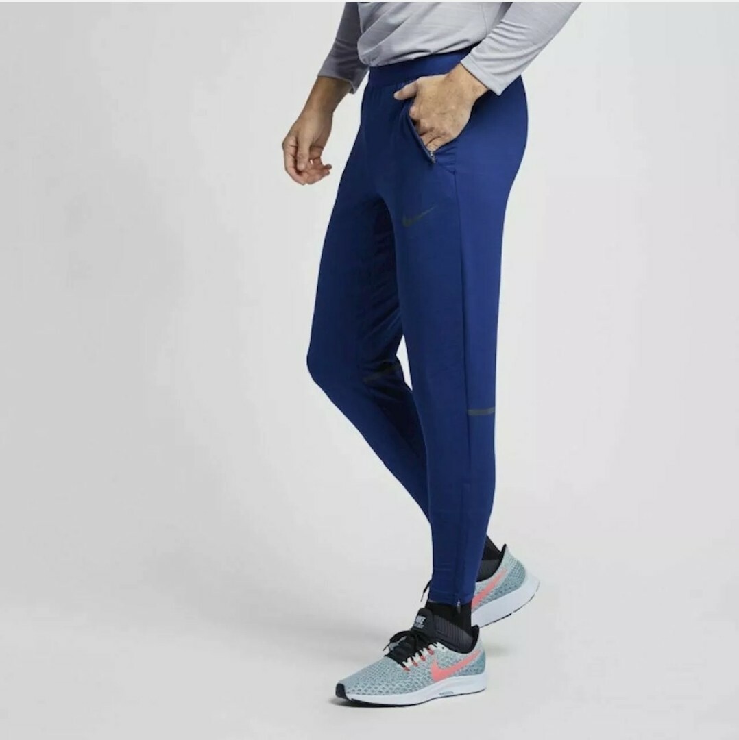 NEW Nike Phenom Reflective Dri-Fit Running Pants Blue Size Large AA0690-478  | eBay