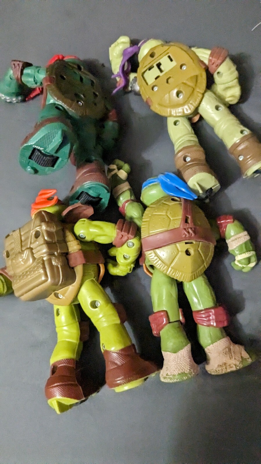 Teenage Mutant Ninja Turtles TMNT Raphael Set Of Four Lot Donatello Leo Michelan