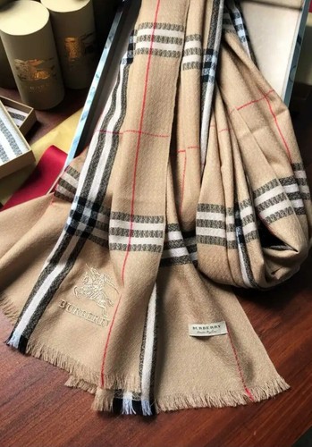 SCARF BURBERRY 100% AUTHENTIC CAMEL CLASSIC Brown  pinky BLACK CASHMERE CLASSIC  - Bild 4 von 10