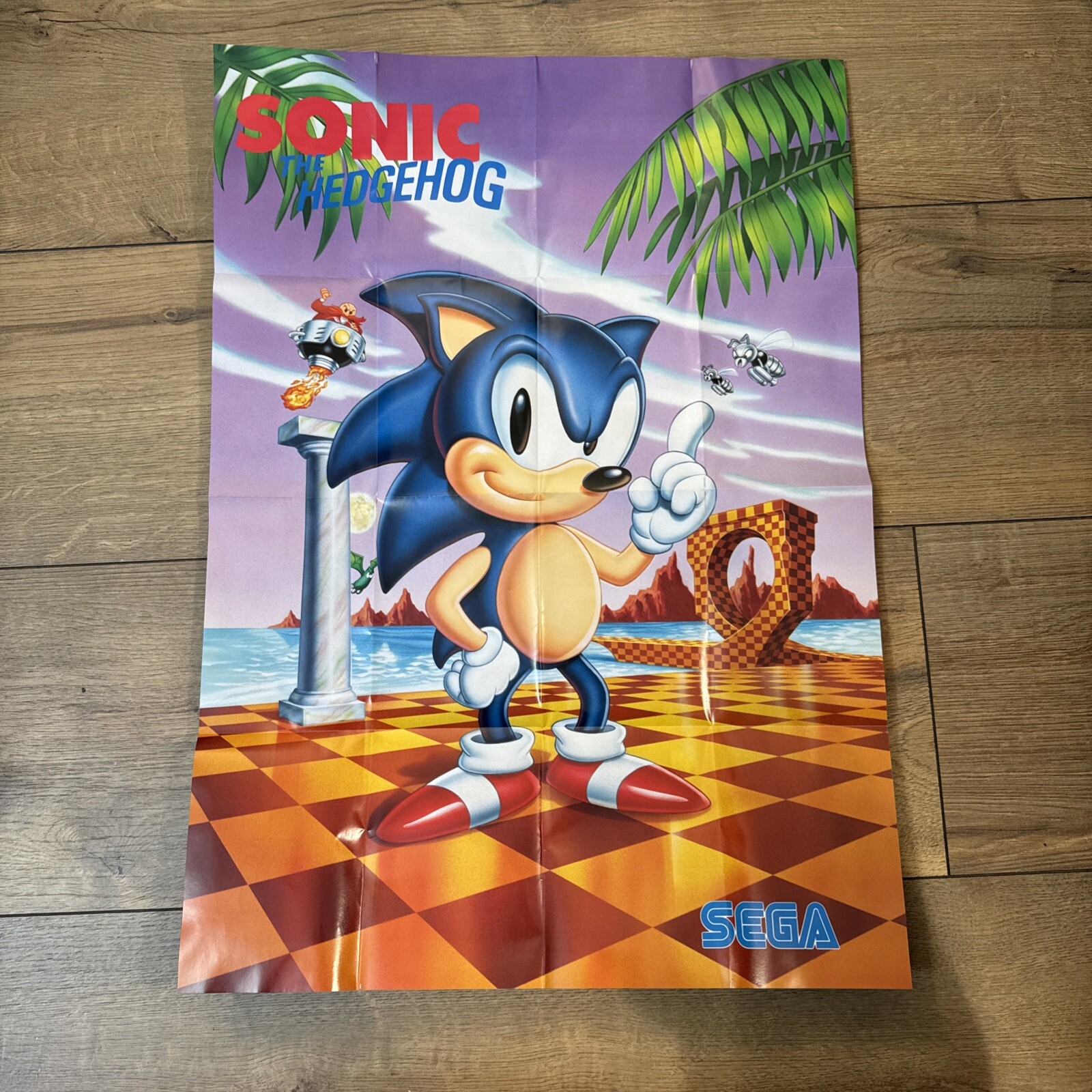 Poster Sonic The Hedgehog - Sega Megadrive