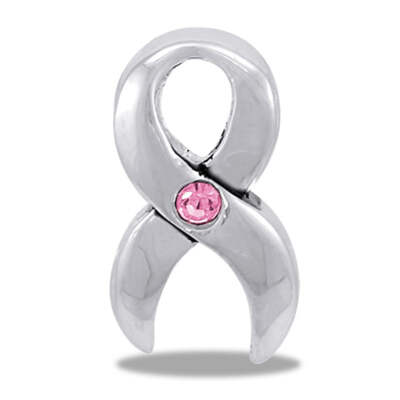 DaVinci Beads Pink Ribbon CZ DB96-2