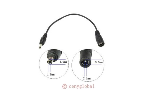 Global Buchse auf Stecker Endstecker DC Netzkabel Kabel Stecker Adapter Konverter - Bild 5 von 8