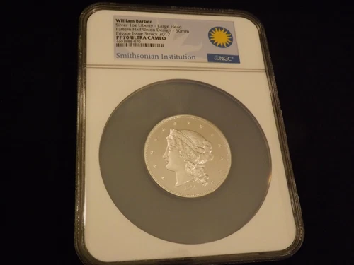 1877        William Barber    LIBERTY            NGC  PF  70