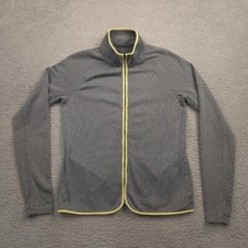 Under Armour Full Zip Jacket Womens Medium Gray Stand Collar ColdGear