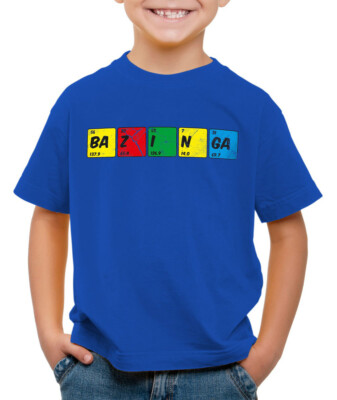 Sheldon Periodensystem Kinder T-Shirt chemie theory cooper bazinga big bang