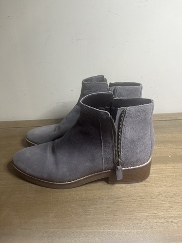 Cole Haan Grand Series Damen Stiefeletten grau Wildleder 9,5 niedriger Absatz - kaum getragen - W1493 - Bild 8 von 12