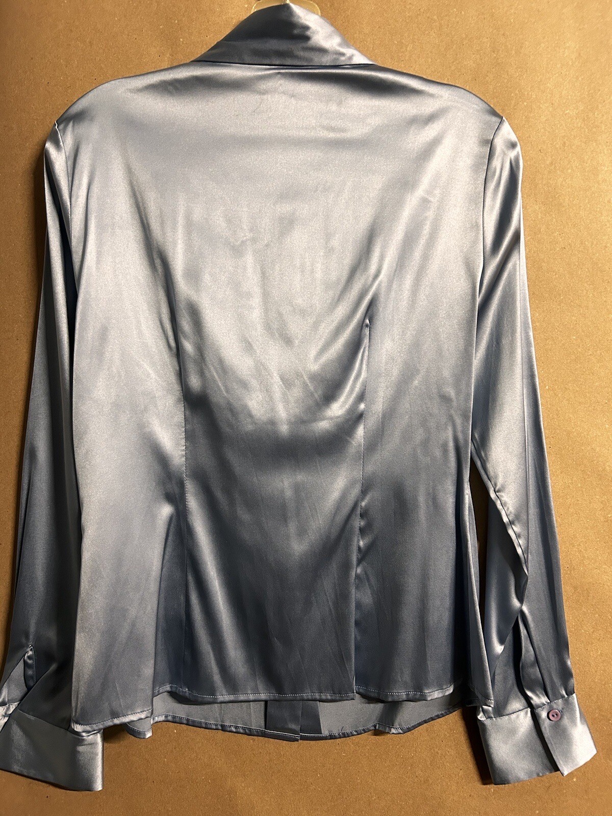 Holt Renfrew Collection Vintage 90's Women's Sz 4 Blue 94% Silk 6% Spandex