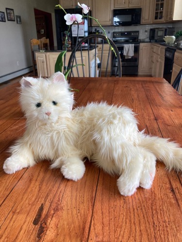 Joy for All Cream Colored Cat Interactive Companion Pet - Preowned / Tested 2015