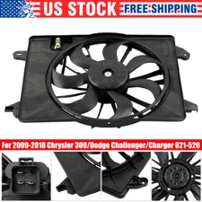 Radiator Cooling Fan Assembly For 09-2023 Dodge Charger Challenger Chrysler 300