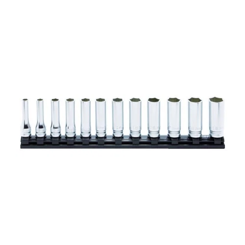 Koken Z-EAL RS3300MZ/12 3/8(9.5mm) Hexagon Deep Socket Rail Set 12 pcs.