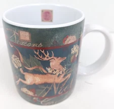Vtg 2003 Lang And Wise Collectors Coffee Mug Seasons Greetings Elizabeth Brownd