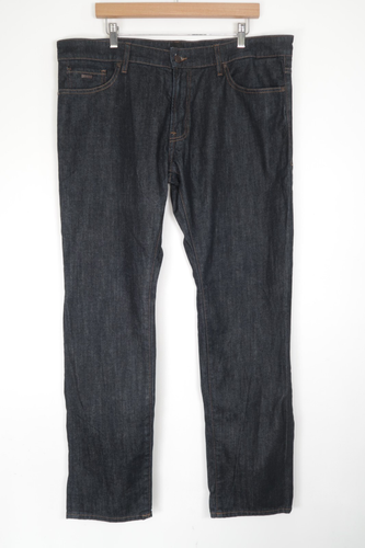 Pantalones de mezclilla para hombre Hugo Boss 030 Maine BC-C elásticos calce regular azules W38 L32 - Imagen 2 de 14