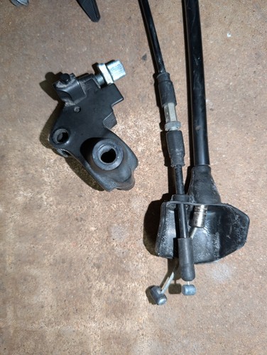 2002 Honda XR650L Clutch Perch Cable Choke Handle Lever Set OEM - Bild 3 von 9