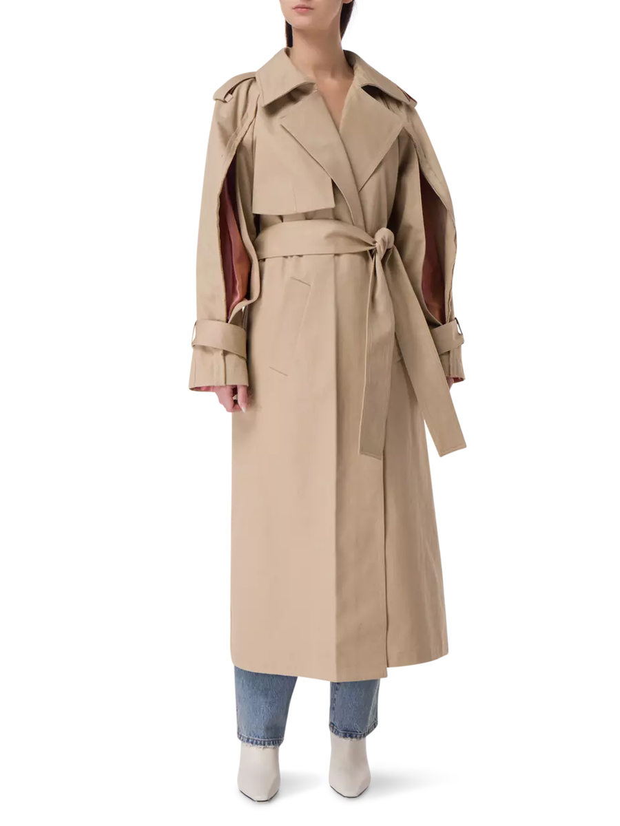 ◆Victoria Beckham◆コットントレンチコート Victoria Beckham Deconstructed Trench Coat | eBay