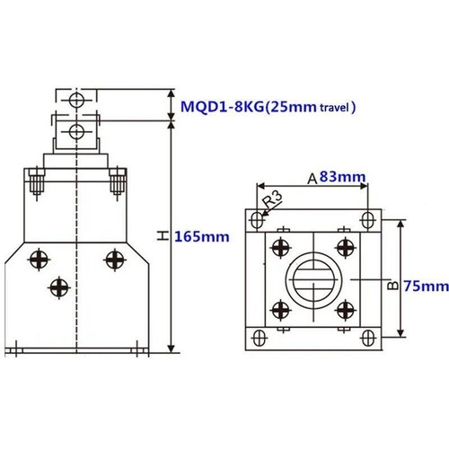 Neu Zugmagnet MQD1-8KG/MQD1-15mqd1-250N Stanzmagnet 250N 30MM - Bild 6 von 14