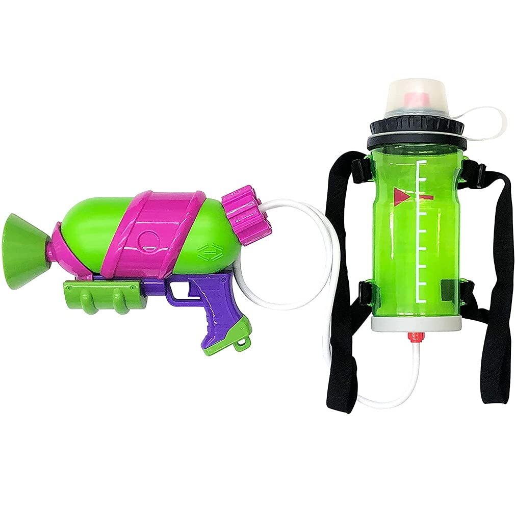 Splatoon 2 Splashooter Water Gun with Ink Tank Neon Green